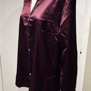 Paparazzi purple Button Down Shirt with Dress Shirt Collar